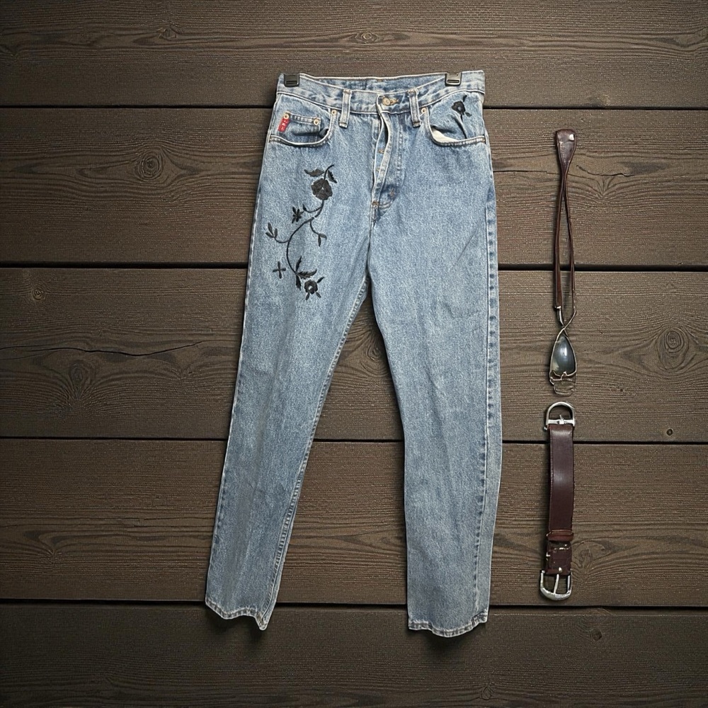 LEI Denim Jeans with Contrast Stitching
